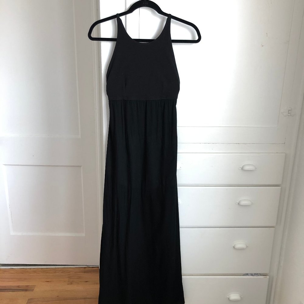 Backless Black Dress